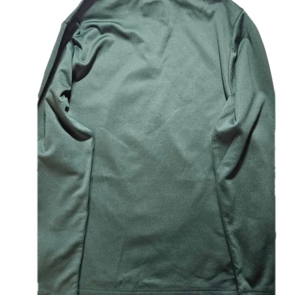 Miami Hurricanes Sweater Mens Large Green NCAA Football Quarter Zip Pullover - Picture 2 of 12